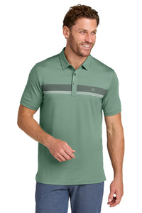 TravisMathew Glenview Stripe Polo TMA41462 - Laurel Green
