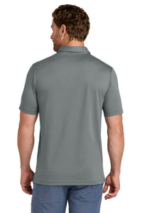 TravisMathew Glenview Stripe Polo TMA41462 - Quiet Shade Grey Back