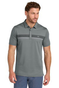 TravisMathew Glenview Stripe Polo TMA41462 - Quiet Shade Grey