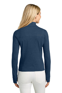 TravisMathew Women's Onward 1/2-Zip TMA42778 - Navy Heather Back