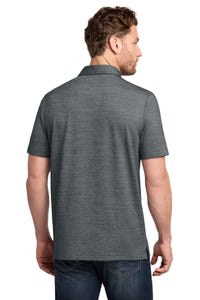 TravisMathew Crestview Polo TMA46371 - Grey Heather Back