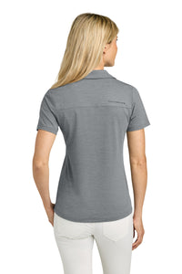 TravisMathew Women's Onward Polo TMA46416 - Quiet Shade Grey Heather Back
