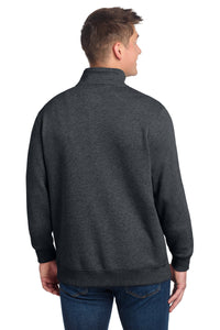 Sport-Tek Tall 1/4-Zip Sweatshirt - Graphite Heather Back