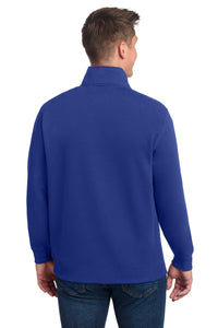 Sport-Tek Tall 1/4-Zip Sweatshirt - True Royal Back