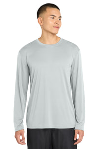 Sport-Tek Tall Long Sleeve PosiCharge Competitor Tee - Silver
