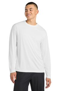 Sport-Tek Tall Long Sleeve PosiCharge Competitor Tee - White