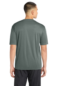 Sport-Tek Tall PosiCharge Competitor  Tee - Grey Concrete Heather Back