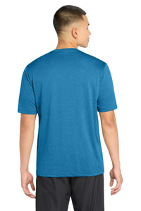 Sport-Tek Tall Heather Contender Tee - Blue Wake Heather Back