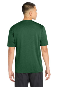 Sport-Tek Tall Heather Contender Tee - Forest Green Heather Back