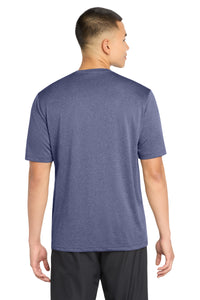 Sport-Tek Tall Heather Contender Tee - True Navy Heather Back