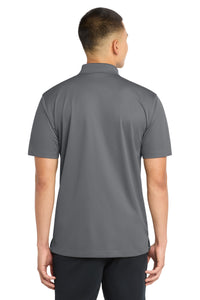 Sport-Tek Tall Micropique Sport-Wick Polo - Grey Concrete Back