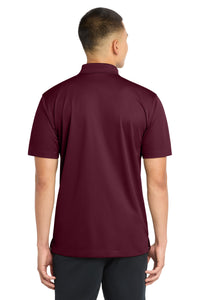 Sport-Tek Tall Micropique Sport-Wick Polo - Maroon Back