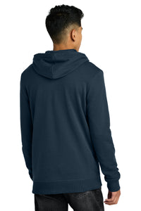 LIMITED EDITION tentree Organic Cotton Fleece Full-Zip Hoodie TTCM4367 - Dress Blue Back