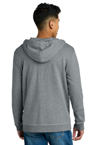 LIMITED EDITION tentree Organic Cotton Fleece Full-Zip Hoodie TTCM4367 - Grey Heather Back