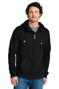 tentree Space Dye Fleece Full-Zip Hoodie TTCM4414 - Meteorite Black