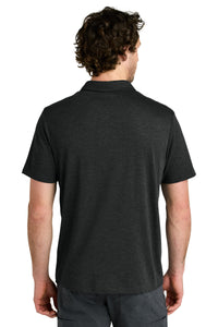LIMITED EDITION tentree TreeBlend Polo TTCM5660 - Meteorite Black Heather Back