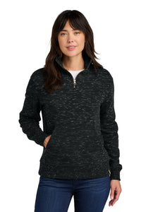 tentree Women's Space Dye Fleece 1/4-Zip TTCW6108 - Meteorite Black Space Dye