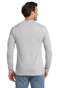 Volunteer Knitwear All-American Long Sleeve Tee VL100LS - Athletic Heather Back