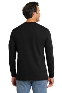 Volunteer Knitwear All-American Long Sleeve Tee VL100LS - Deep Black Back