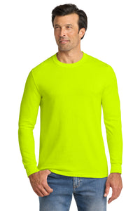Volunteer Knitwear All-American Long Sleeve Tee VL100LS - Safety Green