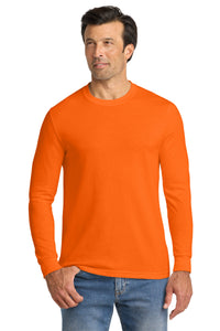 Volunteer Knitwear All-American Long Sleeve Tee VL100LS - Safety Orange