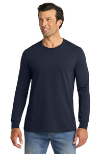 Volunteer Knitwear All-American Long Sleeve Tee VL100LS - Strong Navy