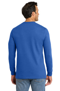 Volunteer Knitwear All-American Long Sleeve Tee VL100LS - True Royal Back