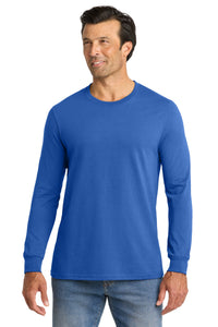 Volunteer Knitwear All-American Long Sleeve Tee VL100LS - True Royal