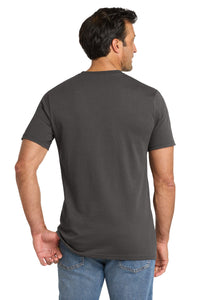 Volunteer Knitwear All-American Pocket Tee VL100P - Grey Steel Back
