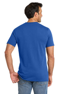 Volunteer Knitwear All-American Pocket Tee VL100P - True Royal Back