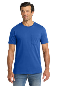 Volunteer Knitwear All-American Pocket Tee VL100P - True Royal