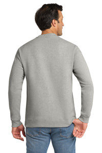 Volunteer Knitwear Chore Fleece Crewneck VL130 - Heather Grey Back