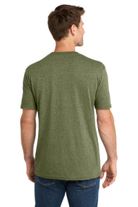 Volunteer Knitwear Tri Tee VL40 - Military Green Heather Back