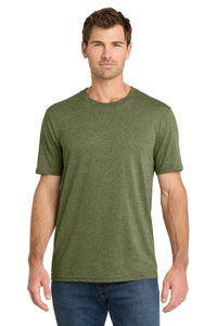 Volunteer Knitwear Tri Tee VL40 - Military Green Heather