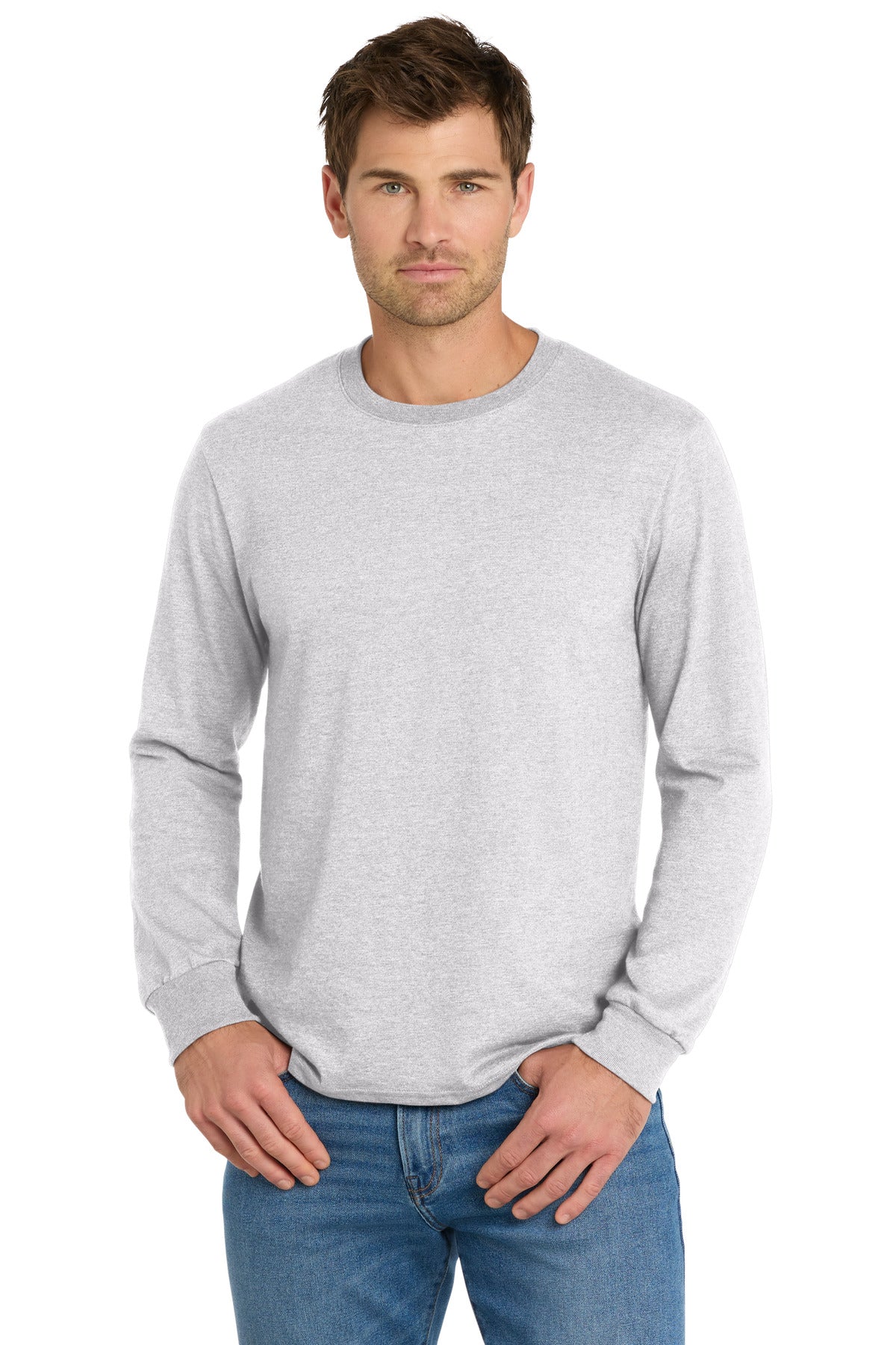 Volunteer Knitwear Chore Long Sleeve Tee VL60LS - Athletic Heather
