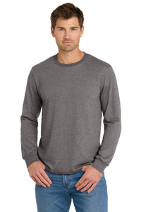 Volunteer Knitwear Chore Long Sleeve Tee VL60LS - Dark Heather Grey