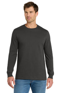 Volunteer Knitwear Chore Long Sleeve Tee VL60LS - Grey Steel