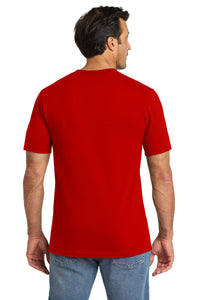 Volunteer Knitwear Chore Tee VL60 - Flag Red Back