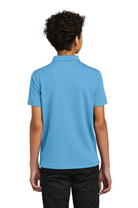 Port Authority Youth Dry Zone UV Micro-Mesh Polo Y110 - Carolina Blue Back