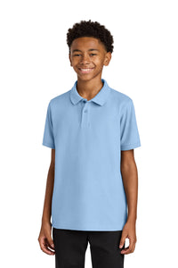 Port Authority Youth Wearever Signature Pique Polo Y200 - Cloud Blue