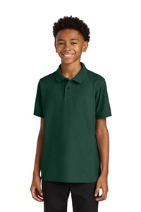 Port Authority Youth Wearever Signature Pique Polo Y200 - Dark Green
