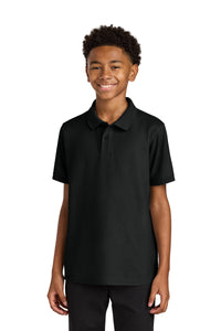 Port Authority Youth Wearever Signature Pique Polo Y200 - Deep Black