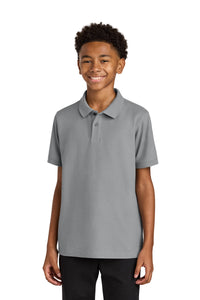 Port Authority Youth Wearever Signature Pique Polo Y200 - Gusty Grey