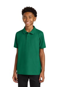Port Authority Youth Wearever Signature Pique Polo Y200 - Kelly Green