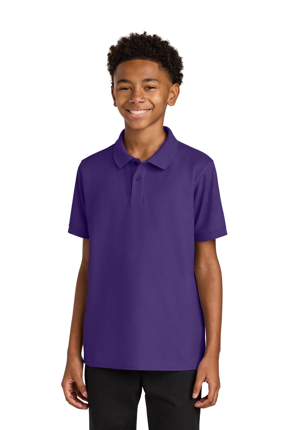 Port Authority Youth Wearever Signature Pique Polo Y200 - Prism Purple