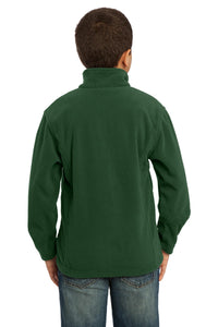 Port Authority Youth Value Fleece Jacket - Forest Green Back