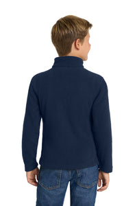 Port Authority Youth Value Fleece Jacket - True Navy Back