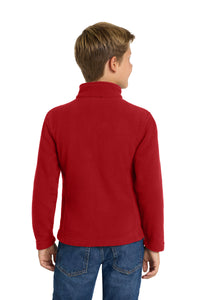 Port Authority Youth Value Fleece Jacket - True Red Back