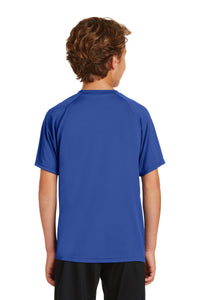 DISCONTINUED Sport-Tek Youth Dry Zone Raglan T-Shirt - True Royal Back