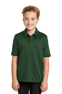 Port Authority Youth Silk Touch Performance Polo - Dark Green